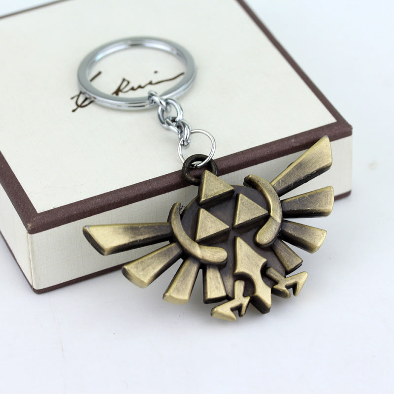 Wholesale Game Accessories Owl Shield Keychains